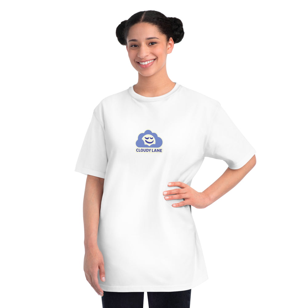 Organic Unisex T-Shirt: Girl and Dog